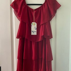 Show Me Your MuMu red off the shoulder